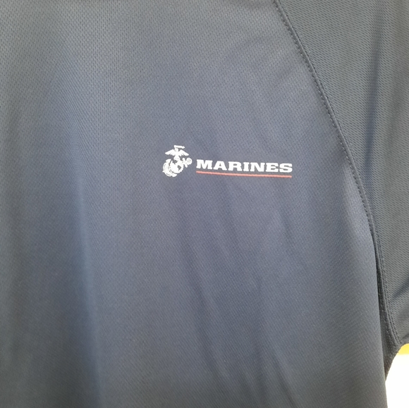 Marines the Few. The Proud. Logo t-shirt size L Dark Blue - Picture 3 of 5